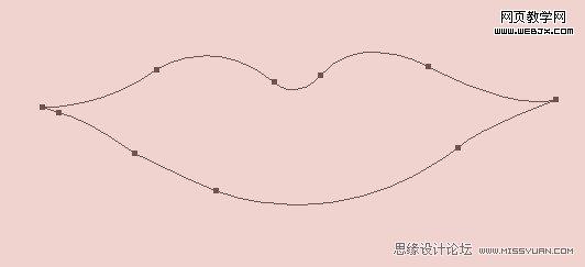 Photoshop鼠绘实例教程:绘制性感的红唇_webjx.com
