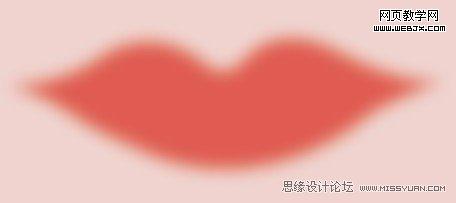 Photoshop鼠绘实例教程:绘制性感的红唇_webjx.com