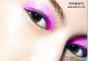 Photoshop相片教程:详细的美女上妆的教程_webjx.com