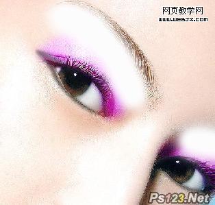 Photoshop相片教程:详细的美女上妆的教程_webjx.com
