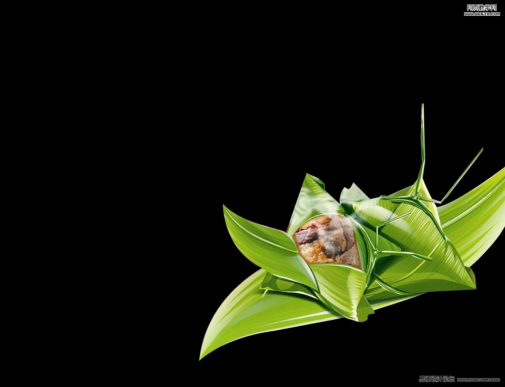 Photoshop创意设计教程:端午节粽子海报_webjx.com