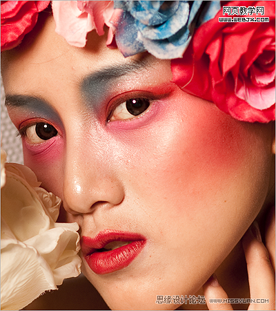 Photoshop化妆教程:人像摄影妆面的修饰_webjx.com