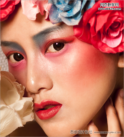 Photoshop化妆教程:人像摄影妆面的修饰_webjx.com