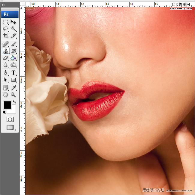 Photoshop化妆教程:人像摄影妆面的修饰_webjx.com