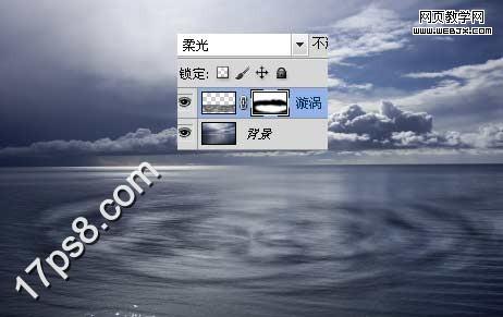 PS合成实例:饥饿的鲸鱼跃出水面抢夺食物_webjx.com
