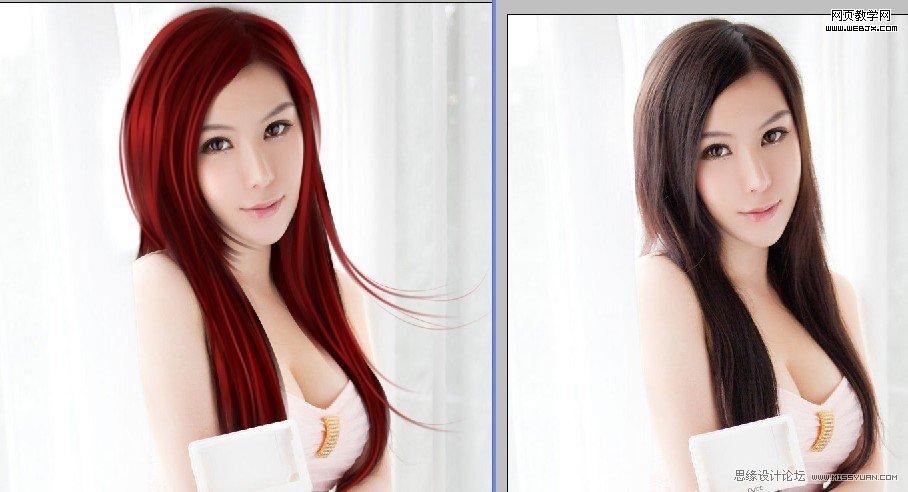Photoshop给漂亮MM转手绘教程webjx.com