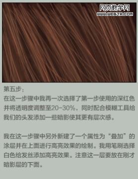 Photoshop鼠绘头发教程:头发笔刷、直发和卷发_webjx.com网页教学网