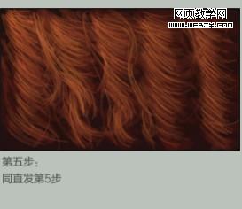 Photoshop鼠绘头发教程:头发笔刷、直发和卷发_webjx.com网页教学网