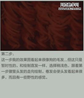 Photoshop鼠绘头发教程:头发笔刷、直发和卷发_webjx.com网页教学网