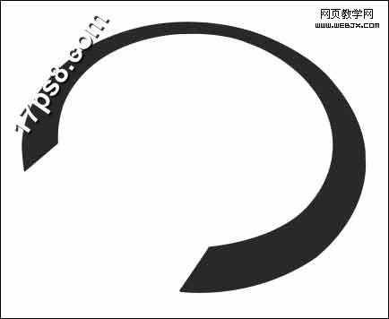 Photoshop鼠绘教程:绘制质感的箭头标志_webjx.com