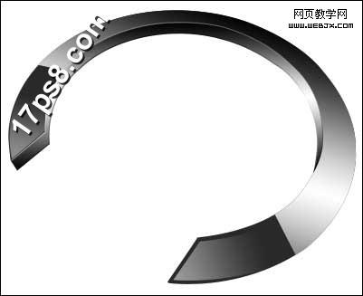 Photoshop鼠绘教程:绘制质感的箭头标志_webjx.com