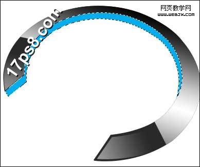 Photoshop鼠绘教程:绘制质感的箭头标志_webjx.com