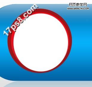 PS圆角矩形和图层样式制作高光download图标_webjx.com