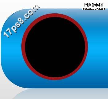 PS圆角矩形和图层样式制作高光download图标_webjx.com