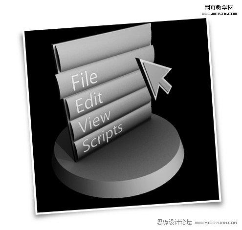 Photoshop教程:制作Mac风格的程序导航_webjx.com