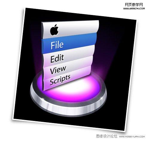 Photoshop教程:制作Mac风格的程序导航_webjx.com