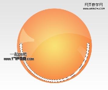 Photoshop钢笔绘制憨态可掬的卡通笑脸_webjx.com