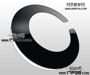 Photoshop钢笔和图层样式绘制立体感的Logo图标_webjx.com