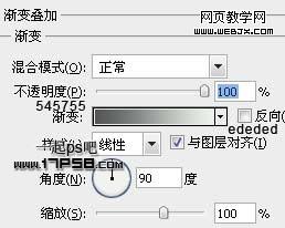 Photoshop教程:绘制金属质感蓝色Email图标_webjx.com