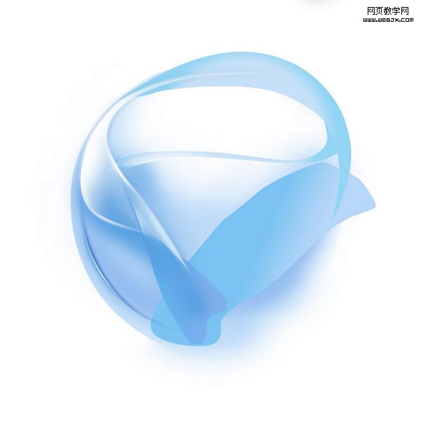 Photoshop鼠绘教程:美妙光线Silverlight图标_webjx.com