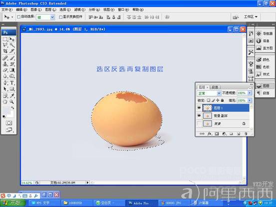 Photoshop创意合成长出植物的鸡蛋