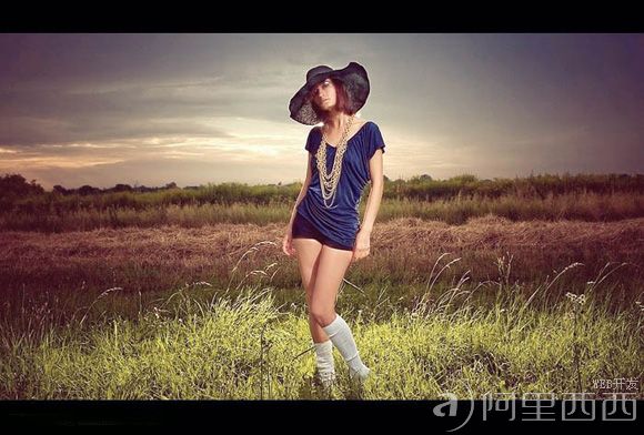 Photoshop调出照片的LOMO色彩