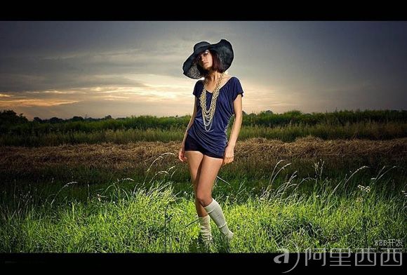 Photoshop调出照片的LOMO色彩