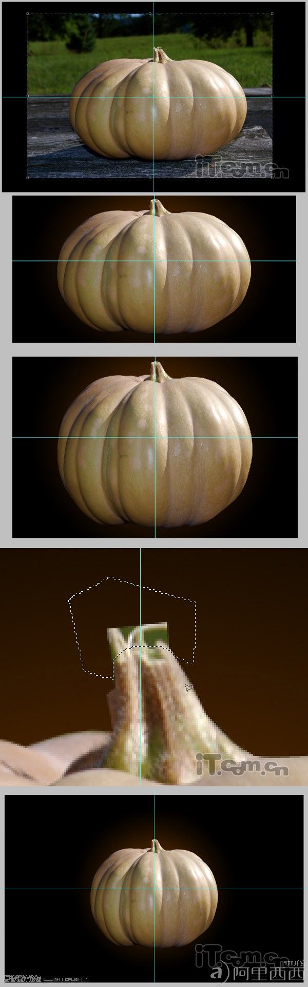 使用photoshop制作万圣节的南瓜灯_webjx.com