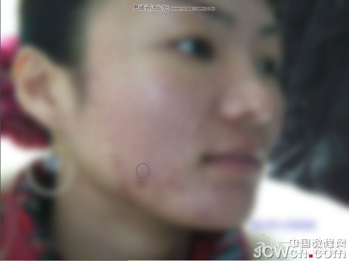 Photoshop高低频法磨皮:处理难磨的图_webjx.com