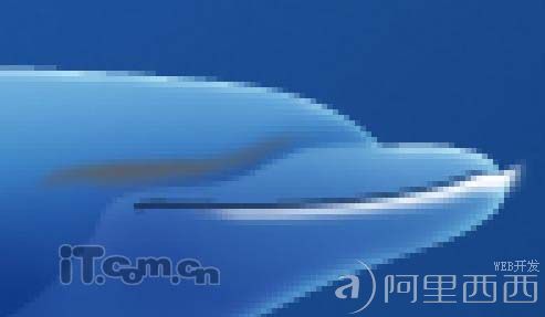 Photoshop制作可爱的卡通海豚图片