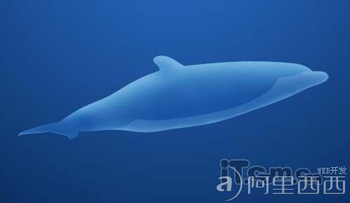 Photoshop制作可爱的卡通海豚图片