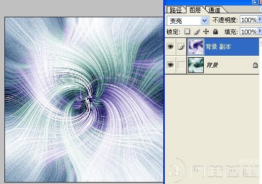 Photoshop入门教程:快速打造魔幻特效背景_webjx.com