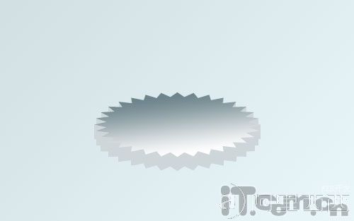 PS自定形状工具和图层样式制作金属齿轮_webjx.com