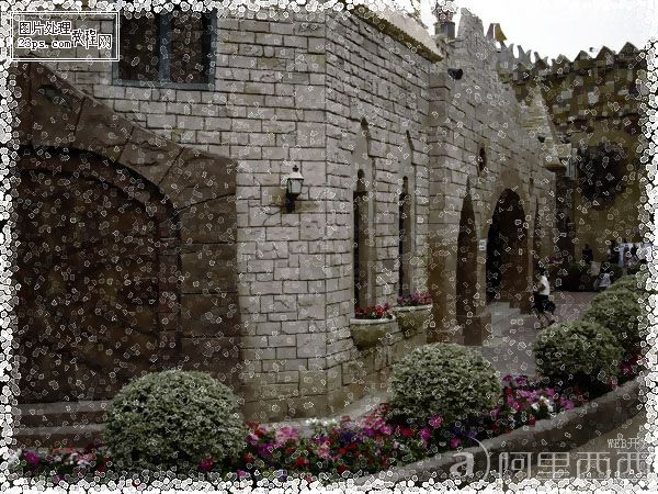 Photoshop滤镜快速制作神秘的闪电古堡_webjx.com