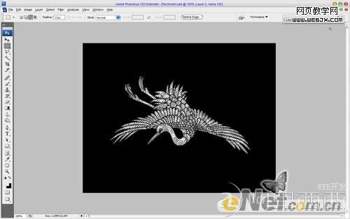 用Photoshop添加图片到旧羊皮纸上