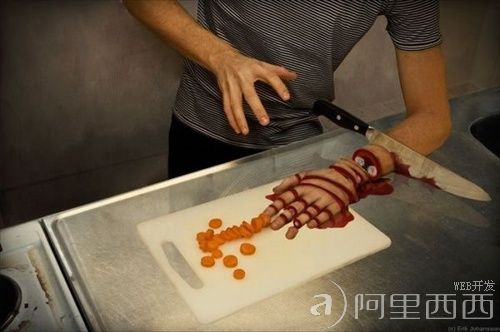 PS合成造就的空间错乱艺术照