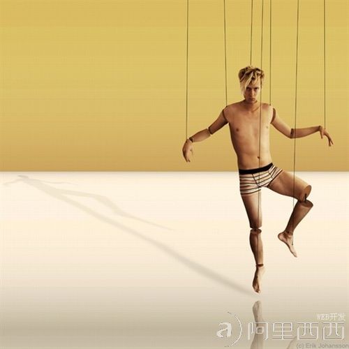 PS合成造就的空间错乱艺术照