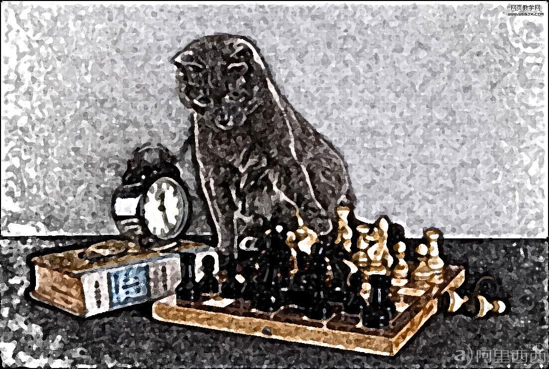 Photoshop教程:模拟绘制照片画面
