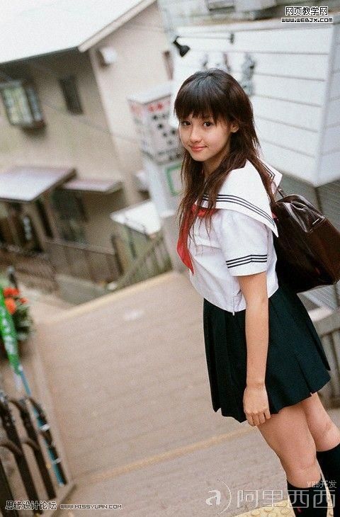 PS调色教程:漂亮的暗调效果美女照片_爱易学习网