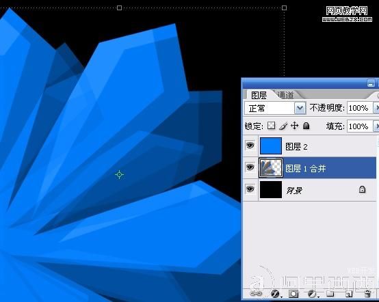 PS基础教程:绘制闪烁星光的特殊透明块状物_爱易学习网