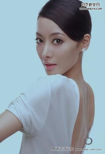 Photoshop调出晶莹通透露肌肤