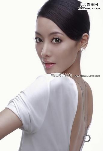 Photoshop调出晶莹通透露肌肤