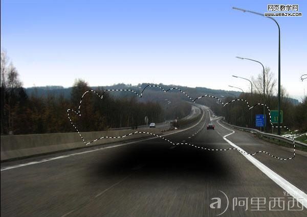 PS照片合成教程:着火的疯狂F1赛车_ali xixi.com