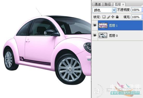 Photoshop基础教程：简单几步为汽车换颜色_ali xixi.com