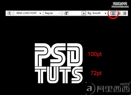Photoshop设计时尚反光立体文字特效-aiyiweb.com