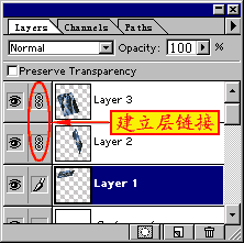 建立层连接