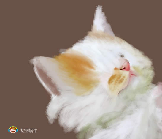 用Photoshop绘制超可爱的猫猫