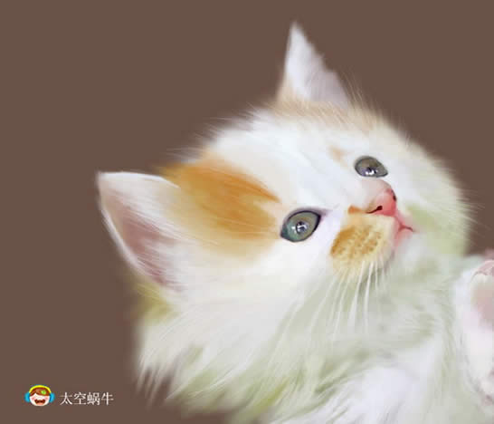 用Photoshop绘制超可爱的猫猫