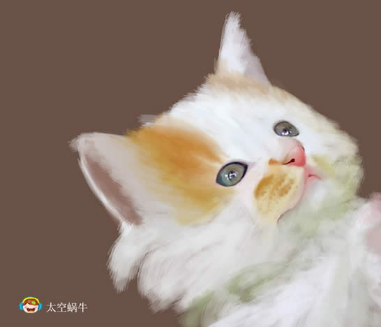 用Photoshop绘制超可爱的猫猫