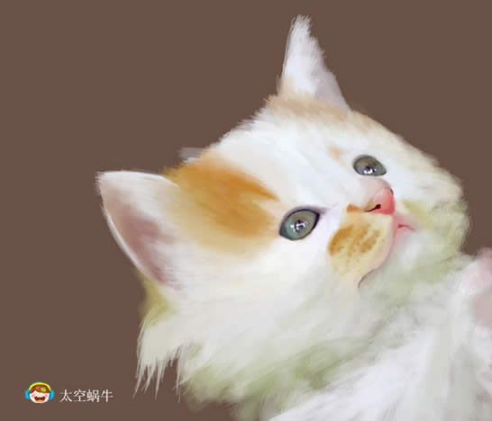 用Photoshop绘制超可爱的猫猫